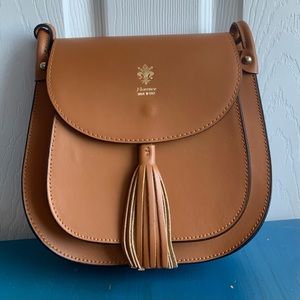 Italian Leather cross-body purse
